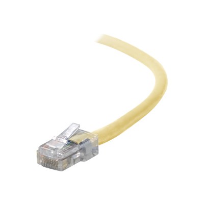 Belkin A3L791 01 YLW Patch cable RJ 45 M RJ 45 M 1 ft UTP CAT 5e yellow for Omniview SMB 1x16 SMB 1x8 OmniView IP 5000HQ OmniView SMB CAT5