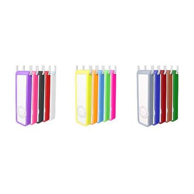 Bumperz for iPod shuffle Grape  Bubblegum  Midnight  Fire Engine & Mist