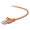 7FT CAT5E SNAGLESS PATCH CABLE ORANGE