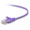 CAT 5 SNAGLESS PATCH CABLE 14' PURPLE