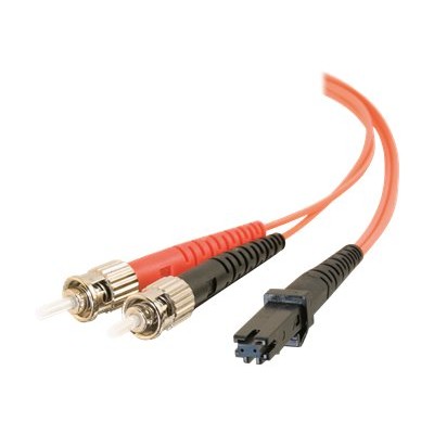 Cables To Go 33136 1m MTRJ ST 62.5 125 OM1 Duplex Multimode PVC Fiber Optic Cable Orange Patch cable MT RJ multi mode M to ST multi mode M 3.3 ft