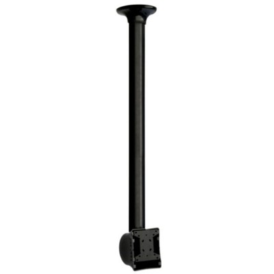 LCD Ceiling Mount with Cord Management Cover and Adjustable Height from 36 to 48 for 13-29 Screen-Black