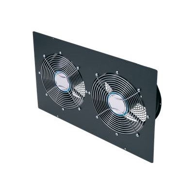 Belkin RK5006 Enclosure Top Panel Double 10 Fan Rack roof with 2 cooling fans black