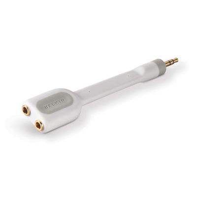 Speaker and Headphone Splitter - White