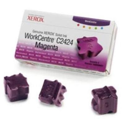 Xerox 108R00661 Genuine 3 magenta solid inks for WorkCentre C2424