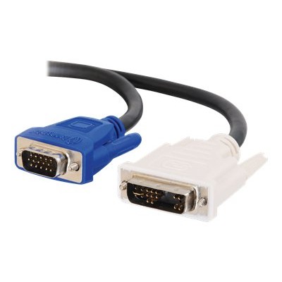 Cables To Go 26955 3m DVI Male to HD15 VGA Male Video Cable 9.8ft VGA cable DVI A M to HD 15 M 10 ft black