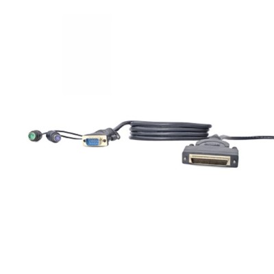 Linksys F1D9400 25 OmniView Dual Port Cable VGA PS 2 25 FT
