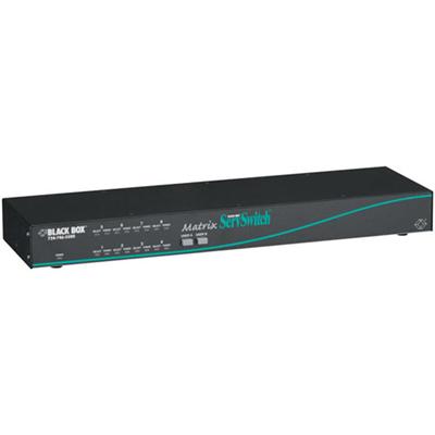 Black Box SW741A-R3 ServSwitch Matrix - KVM switch - 4 x KVM port(s) - 2 local users - desktop Black Box SW741A-R3 ServSwitch Matrix - KVM switch - 4 x KVM port(s) - 2 local users - desktop