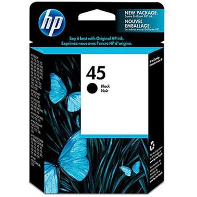 Click here to buy 45 Black Inkjet Print Cartridge by HP.