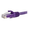 5ft CAT6 550Mhz SNAGLESS PATCH CABLE PURPLE