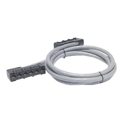 APC DDCC5E 019 Data Distribution Cable Network cable RJ 45 F to RJ 45 F 18.7 ft UTP CAT 5e riser gray