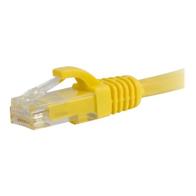 Cables To Go 27193 10ft Cat6 Snagless Unshielded UTP Ethernet Network Patch Cable Yellow Patch cable RJ 45 M to RJ 45 M 10 ft CAT 6 molded sn