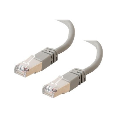 Cables To Go 27260 Cat5e Molded Shielded STP Network Patch Cable Patch cable RJ 45 M to RJ 45 M 14 ft STP CAT 5e molded stranded gray