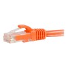 10ft Cat 6 550MHz Snagless Patch Cable Orange