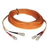 33ft Duplex Multimode 50/125 Fiber Optic Patch Cable SC-SC 10 meter