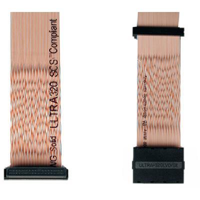 42 Internal SCSI Ultra320 Ribbon Cable 6Conn 68Pin 5Drive