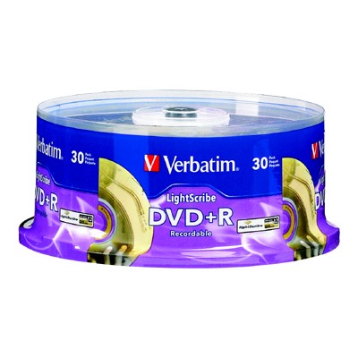 LightScribe - DVD+R x 30 - 4.7 GB - storage media