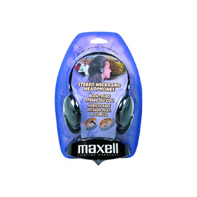 Maxell 190316 NB 201 Headphones behind the neck mount 3.5 mm plug