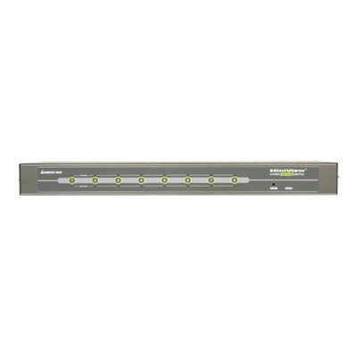 IOGEAR MiniView PS/2 KVM Switch GCS78 - KVM switch - PS/2 - 8 x KVM port(s) - 1 local user - desktop