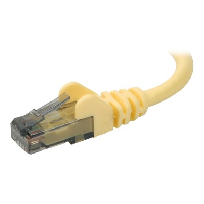 Belkin A3L980 50 YLW S Patch cable RJ 45 M to RJ 45 M 50 ft UTP CAT 6 molded snagless yellow for Omniview SMB 1x16 SMB 1x8 OmniView SMB CAT