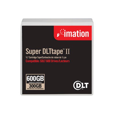 Click here to buy SDLT II 300 600GB Tape Cartridge with Case by Imation.