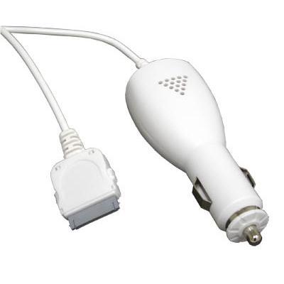 iPod Compatible DC Car Charger -  White