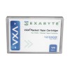 12/24 GB for VXA-1 drives  20/40GB for VXA-2 drives