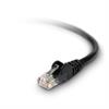 CAT 5 MOLDED PATCH CABLE BLACK 7'