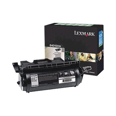 Lexmark 64015HA High Yield black original toner cartridge LCCP LRP for T640 642 644