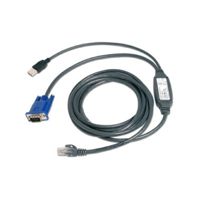 Avocent USBIAC 10 Video USB cable USB HD 15 M RJ 45 M 10 ft for AutoView 1400 1500 2000 2020 2030