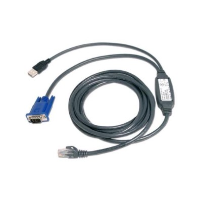 Avocent USBIAC 7 Video USB cable USB HD 15 M RJ 45 M 7 ft for AutoView 1400 1500 2000 2020 2030