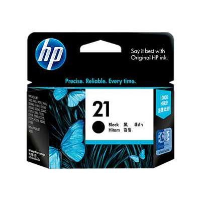 Click here to buy 21 Black Inkjet Print Cartridge by HP.