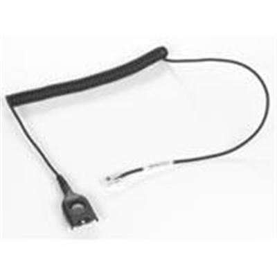 COILED PHONE CABLE MODULAR PLUG