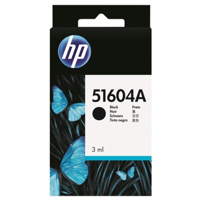 HP Inc. 51604A 51604A 3 ml black original ink cartridge for QuietJet Plus