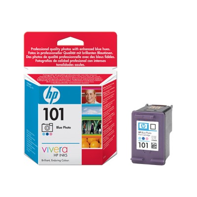 101 Blue Photo Inkjet Print Cartridge 13 ml by HP