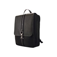 Paris Microfiber Backpack - Black