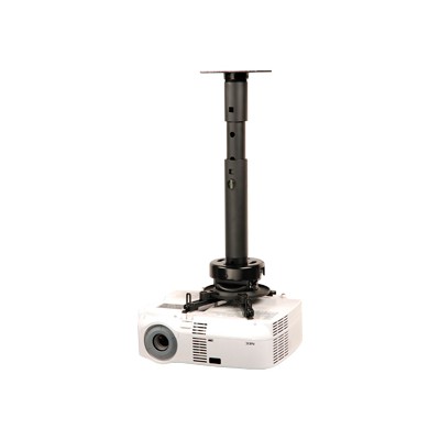 Pro Projector with Adjustable 12-18 Column Mount Kit-Black