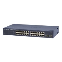 JGS524F ProSafe 24 Port Gigabit Rackmount Switch with 2 SFP slots