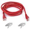 1 Foot Red Cat5e Molded Patch Cable