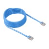10 Feet Blue Cat5e Molded Patch Cable
