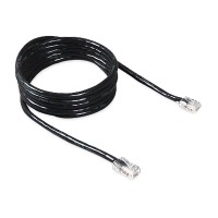 3 Feet Black Cat5e Molded Patch Cable