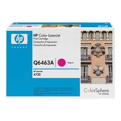 Color LaserJet Q6463A Magenta Print Cartridge with HP ColorSphere Toner