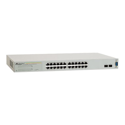 Allied Telesyn AT GS950 24 10 AT GS950 24 WebSmart Switch Switch managed 24 x 10 100 1000 2 x SFP desktop