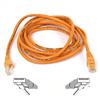 1 Foot Orange Cat5e Molded Patch Cable