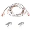 10 Feet White Cat5e Molded Patch Cable