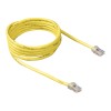 10 Feet Yellow Cat5e Crimp Patch Cable