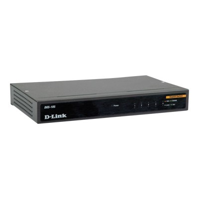 D Link DGS 105 DGS 105 Switch 5 x 10 100 1000 desktop