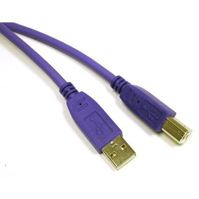 Cables To Go 35675 USB cable USB M to USB Type B M USB 2.0 10 ft purple