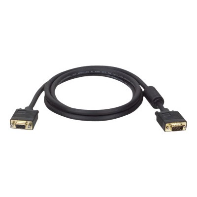 TrippLite P500 100 VGA Coax Monitor Extension Cable High Resolution Cable with RGB Coax HD15 M F 100 ft.