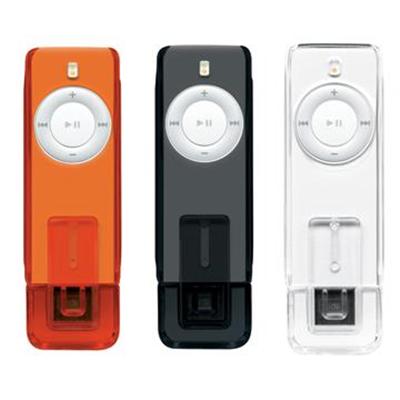 Shield for iPod shuffle (Clear  Red  Black)